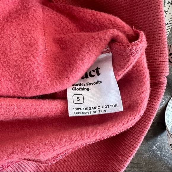 NWT Pact 100% Organic Cotton One For All Gender Neutral Fleece Lined Zip Hoodie - Picture 9 of 9